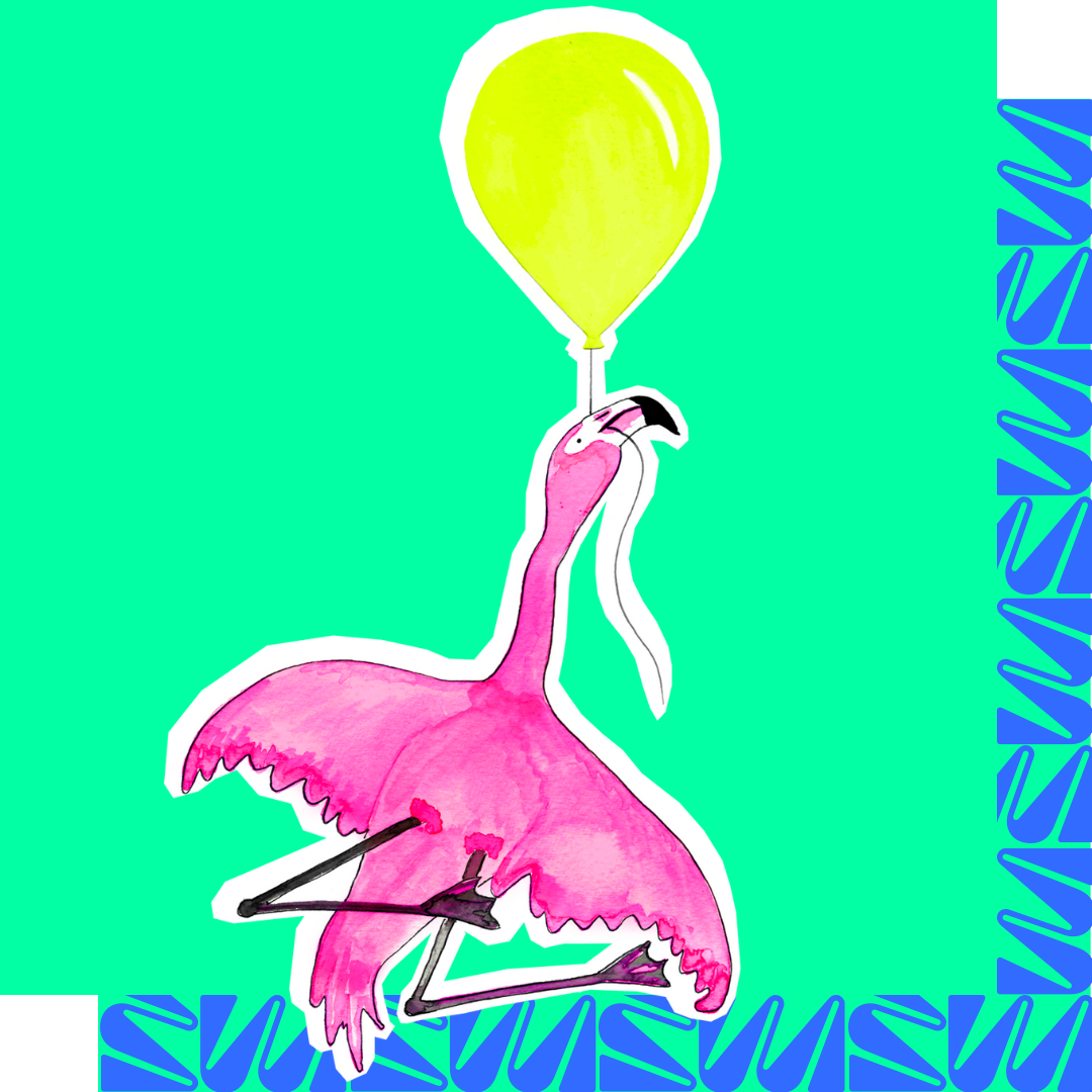 fluo flamingo